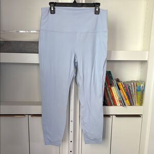 Lululemon Align High-Rise Pant 25" Sz 14 Pastel Blue 1403